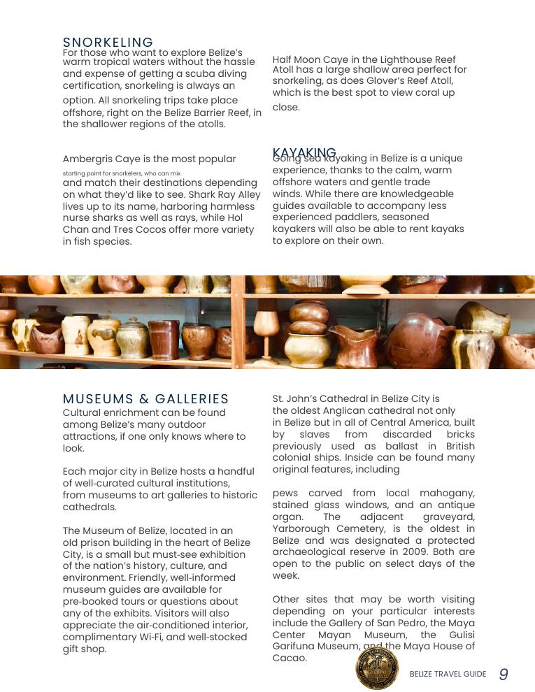Belize culture and craftsmanship